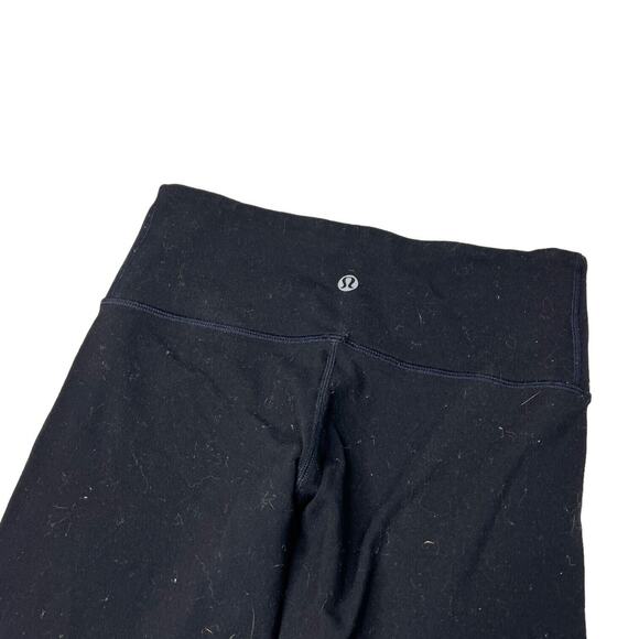 Lululemon Wunder Under Pant Leggings Mid Rise 7/8 Length Black Womens 2 - Picture 6 of 8